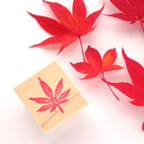 Japanese maple stamp, Japanese rubber stamp, Japanese wedding, Autumn decoration