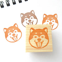 Japanese Shiba inu rubber stamp, Shiba dog rubber stamp, Japanese stationery, Animal lover, Cute rubber stamp