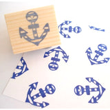 Summer stripe anchor stamp