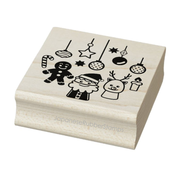 Christmas rubber stamp
