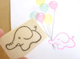 Adorable elephant stamp