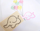Adorable elephant stamp