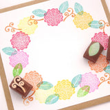Flower decoration stamp set