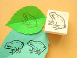 Little Frog Rubber Stamp | Handmade Kawaii Amagaeru Stamp