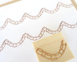 Paper ring Origami garland stamp