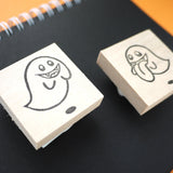 Kawaii ghosts rubber stamps, Halloween rubber stamps, Cute rubber stamps, Japanese rubber stamps