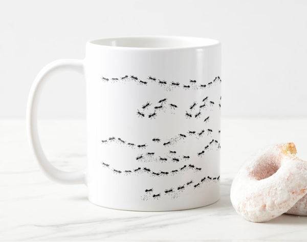 Ant mug, Unique gift, Insect lover, Gift for him, Ant lover
