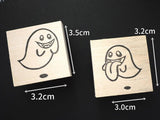 Kawaii ghosts rubber stamps, Halloween rubber stamps, Cute rubber stamps, Japanese rubber stamps