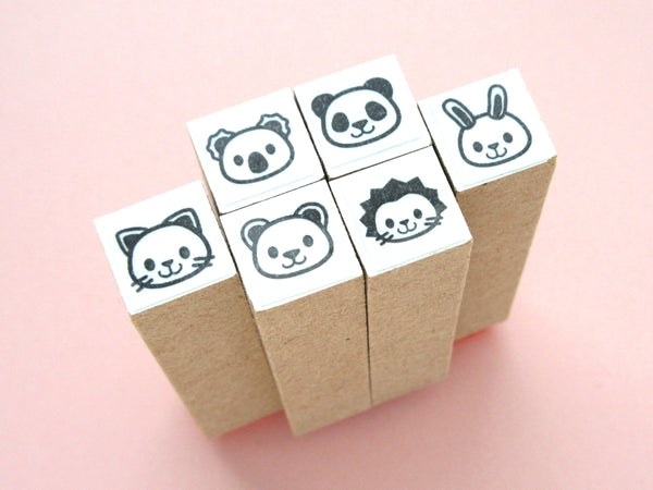 Animal hobonichi stamps, Japanese rubber stamps