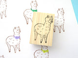 Adorable alpaca stamp, Japanese rubber stamps