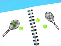 Tennis racket rubber stamp, Tennis lover gift stamp, Unique rubber stamp, Japanese rubber stamps