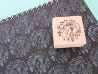 Halloween rubber stamp, Cute rubber stamps, Japanese rubber stamps