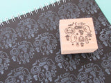 Halloween rubber stamp, Cute rubber stamps, Japanese rubber stamps