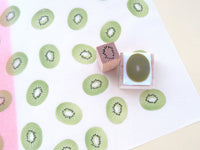 Kiwi rubber stamp, Cute rubber stamp, Japanese stationery, Hobonichi decoration, Japanese rubber stamps