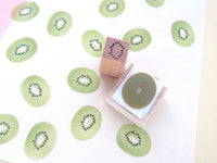 Kiwi rubber stamp, Cute rubber stamp, Japanese stationery, Hobonichi decoration, Japanese rubber stamps