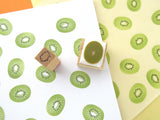 Kiwi rubber stamp, Cute rubber stamp, Japanese stationery, Hobonichi decoration, Japanese rubber stamps