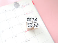 Hobonichi mini rubber stamps set