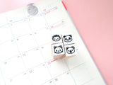 Hobonichi mini rubber stamps set