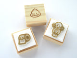 Poo rubber stamp, Toilet paper, Toilet stamp, Cute rubber stamps, Japanese rubber stamps