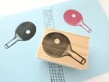 Table tennis rubber stamp, Sport rubber stamp, Japanese rubber stamps