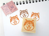 Japanese Shiba inu rubber stamp, Shiba dog rubber stamp, Japanese stationery, Animal lover, Cute rubber stamp