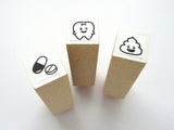 Health check mini icon stamps set of 3