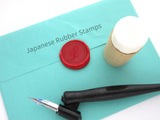 Sealing Wax stamp, Wedding Invitations, Initial stamp, Custom rubber stamps wedding, Personalized stamp