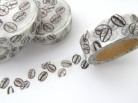 Coffee beans washi tape