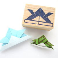 Origami Kabuto, Children's Day, Samurai Kabuto, Japanese decoration, Handmade stamp, How to make Origami