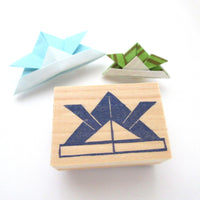 Origami Kabuto, Children's Day, Samurai Kabuto, Japanese decoration, Handmade stamp, How to make Origami