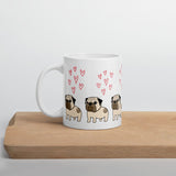 Pug mug, Kawaii pug, Pug mother, Gift for dog lover