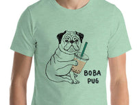 Boba pug T-Shirt, Tapioca pug, Cute pug T-shirt, Dog lover gift idea, Animal T-shirt