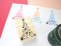 Christmas tree stamp