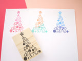 Christmas tree stamp