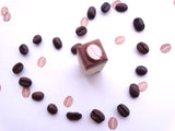 Coffee bean mini stamp, Coffee bean rubber stamp, Coffee lover, Unique rubber stamp, Japanese rubber stamp
