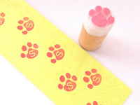 Cat paw stamp, Cat rubber stamp, Japanese rubber stamp, Animal paw stamp, Hobonichi rubber stamp