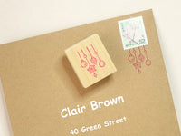 Christmas ornaments, Envelope decoration stamp, Christmas rubber stamp, Japanese rubber stamps, Christmas card stamp