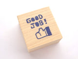 Good Job rubber stamp, Japanese rubber stamps, Good button rubber stamp, Unique rubber stamp