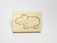 Hippopotamus rubber stamp