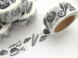 Bakery washi tape, Original washi tape, Masking tape, Bread lover