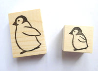 Penguin rubber stamp, Baby penguin, Christmas greetings, Japanese rubber stamps, Cute rubber stamps