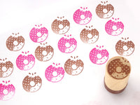 Donut rubber stamp, Cute rubber stamp, Food decoration, Japanese rubber stamp