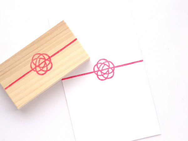 Japanese twine stamp Mizuhiki knot, Japanese rubber stamp, Japanese wedding