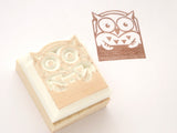 Owl name stamp, Custom rubber stamp, Gift for child, Unique rubber stamp, Personalized name stamp