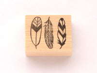 Boho feather wedding decoration stamp, Wedding rubber stamp, Cute rubber stamp, Japanese rubber stamp