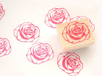 Rose wedding invitation stamp, Wedding rubber stamps, Japanese rubber stamp, Wedding flower