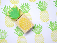 Pineapple rubber stamp, Pineapple decor, Summer invitation, Japanese rubber stamps, Unique rubber stamp