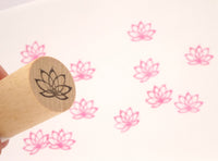 Lotus flower wedding decoration stamp