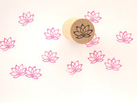 Lotus flower wedding decoration stamp