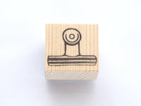 Bulldog clip hobonichi decoration stamp